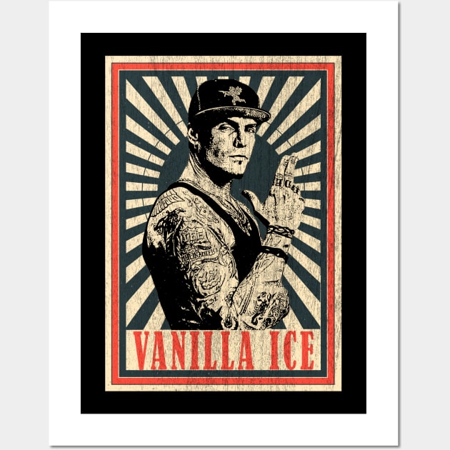 Vintage Poster Vanilla Ice 90s Wall Art by Odd Even